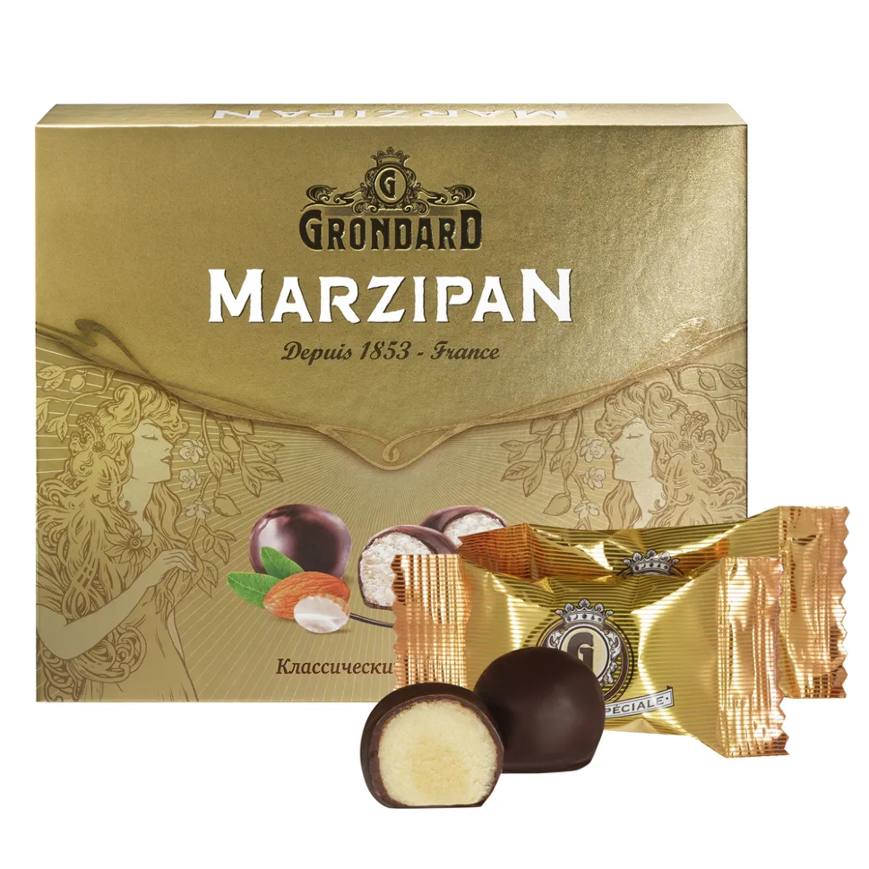  TM Grondard      (10836) Конфеты глазированные Марципановые Классика, 126г    в Юрге