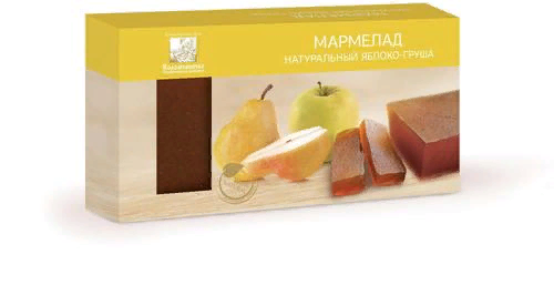  Мармелад пластовый 210г ЯБЛОКО-ГРУША в Юрге