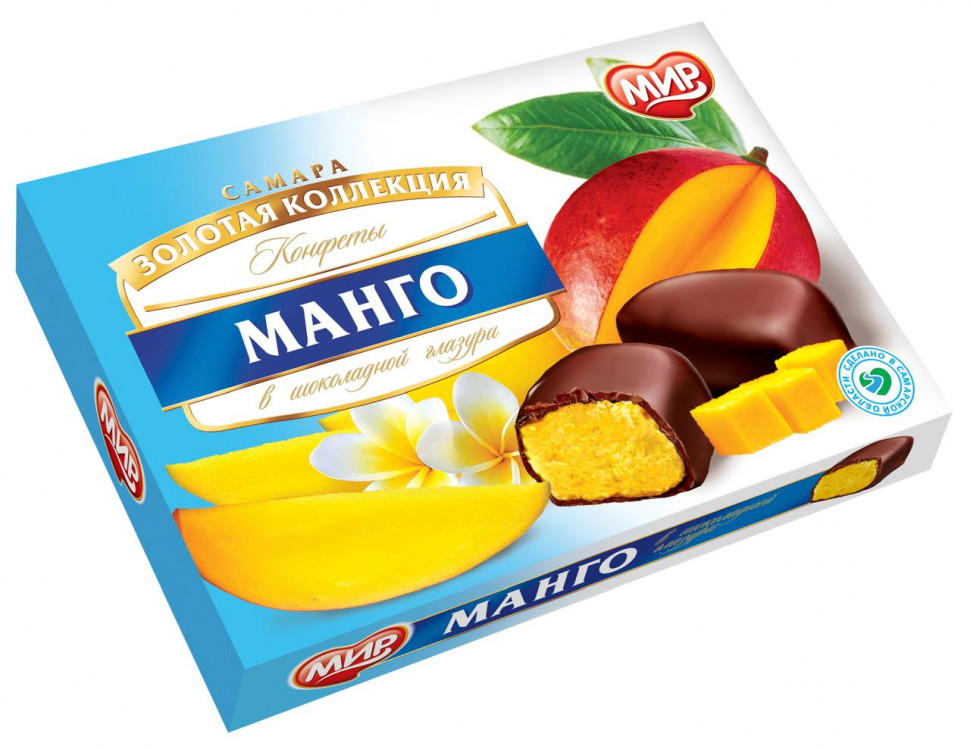  КФ МИР Манго-Кокос в шоколадной глазури 160г  в Юрге