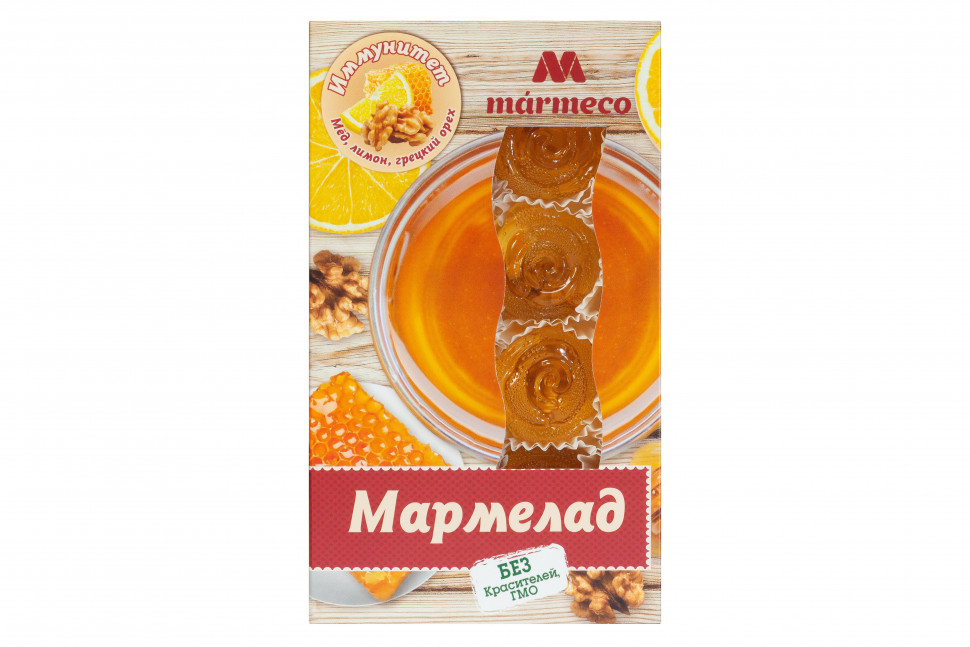  Мармелад "Иммунитет"  Мёд, лимон, грецкий орех, 180г  в Юрге